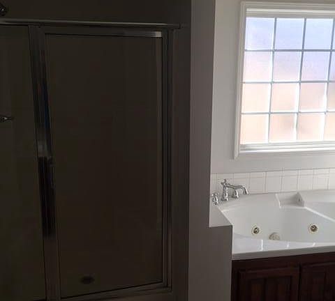 Master shower & Tub