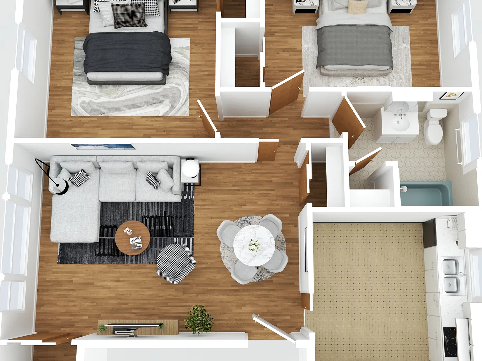 Sussex Court Apartments - 4204B — Photo 1