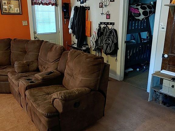 Front door/ living room