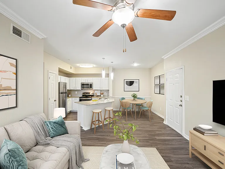 1x1 750 sqft A1U - Unit 01103 Living 1x1 750 sqft A1U - Unit 01103 Living