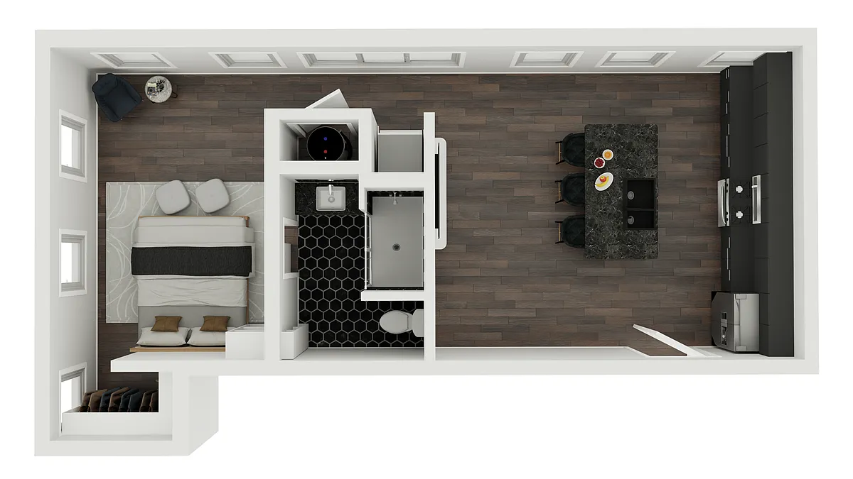 Floor plan The Queen