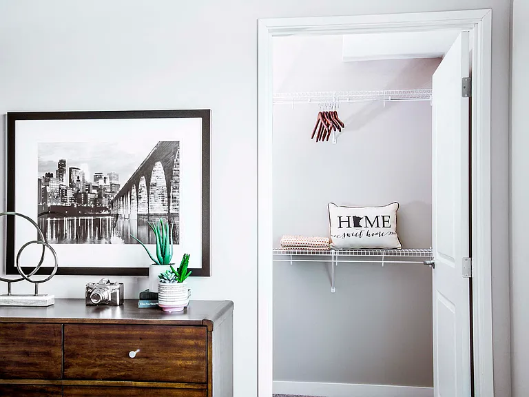 Two-Bedroom Apartment Closet