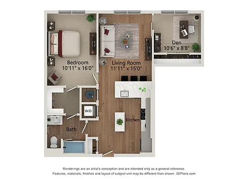 Floor plan A3D-898
