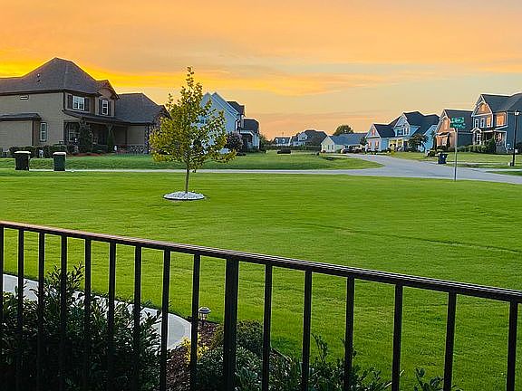 View from front porch. 