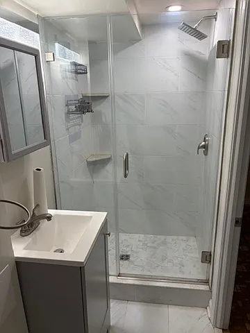 Basement bathroom