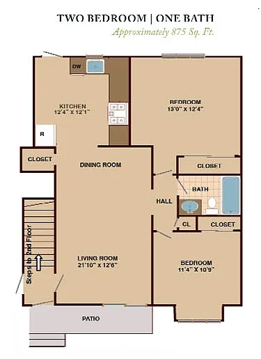 Floor plan 2 Bedroom