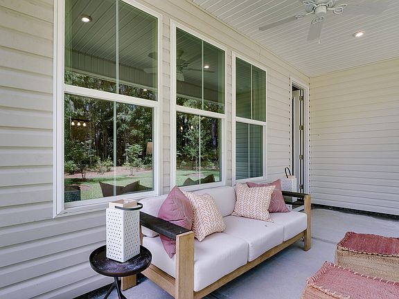 Spacious patio