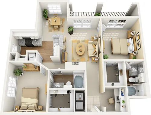 Floor plan B1