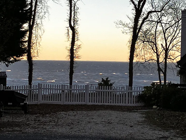 View from driveway