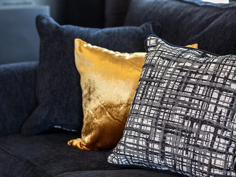Living room Sofa bed, can sleep up to 2 comfortably. (Queen size bed)
