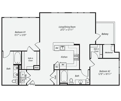 Floor plan B8a-1376