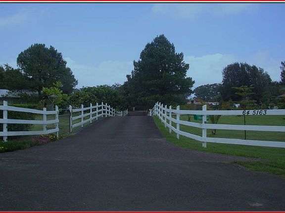 Entrance drive from White Road