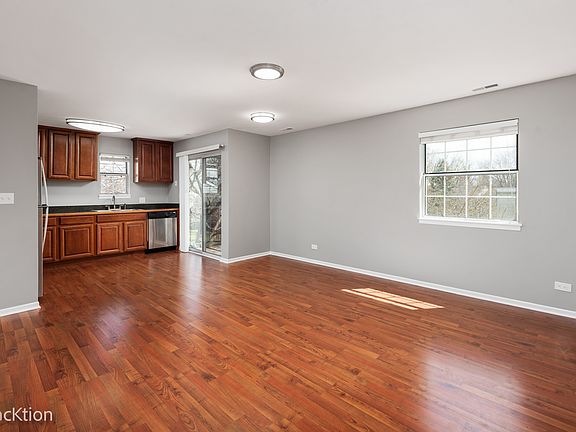Open concept family room and kitchen