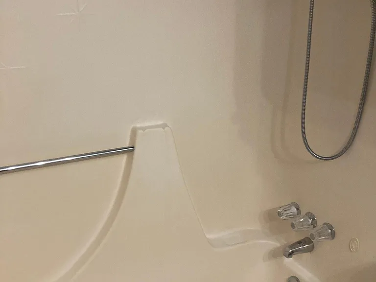 Master tub with new shower head