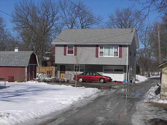2nd house at back of same lot w/ "Red Barn" shed