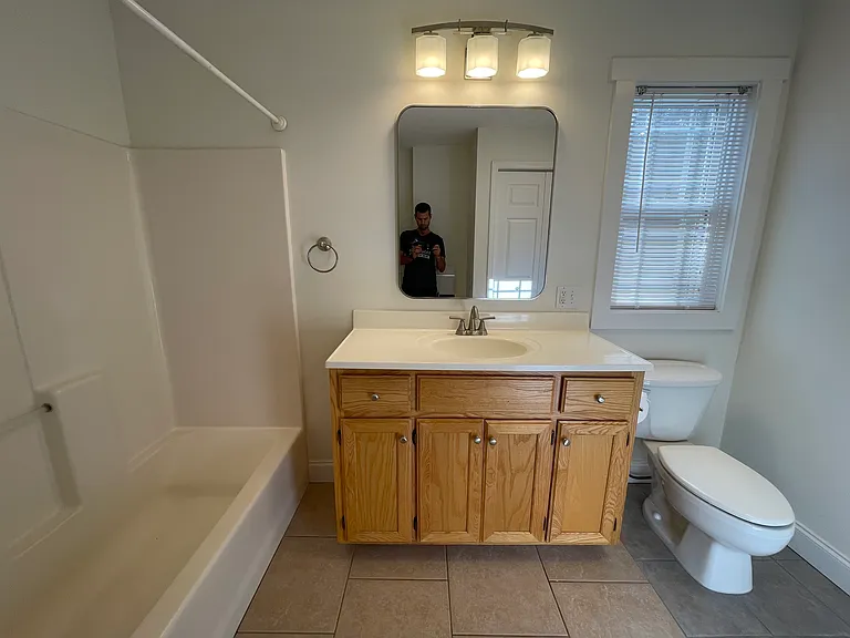 clean, functional bathroom