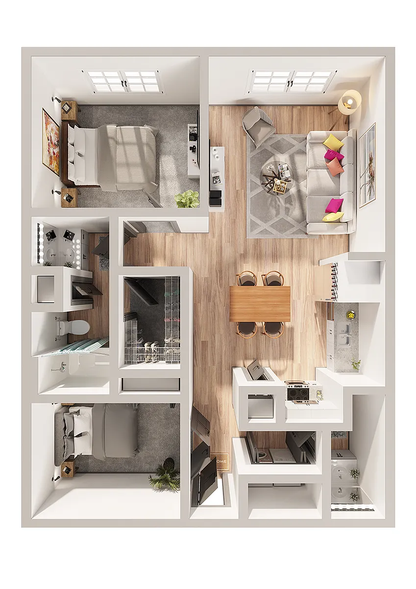 Floor plan A2A