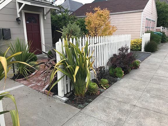 Walkway to front door