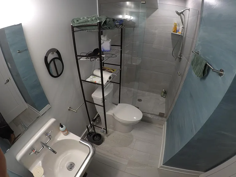 Basement bathroom