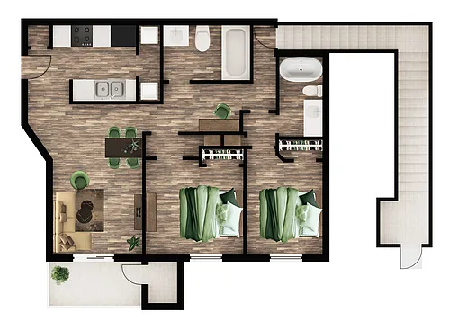 Floor plan B6