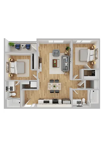 Floor plan 2X2