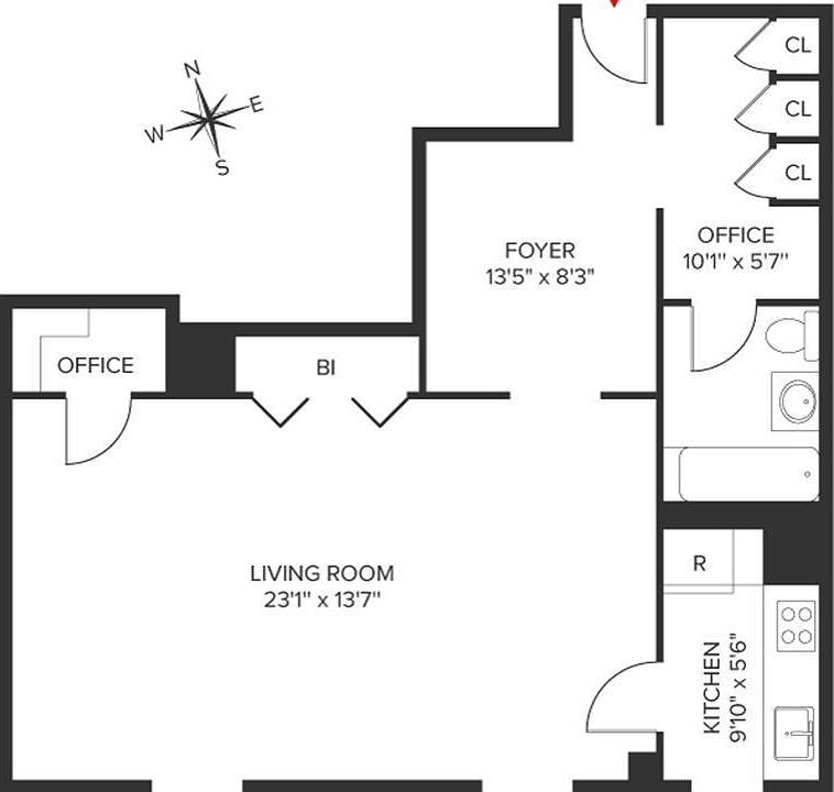 1st image of 340 W 57th St APT 9E