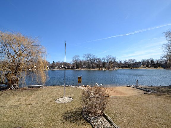 Waterfront with private sandy beach
