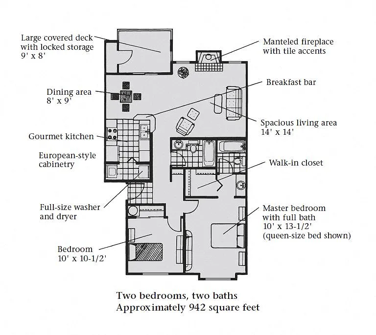 Floor plan 2B 2B