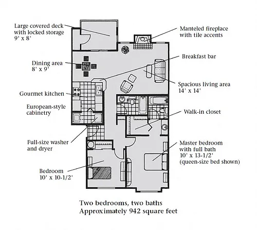 Floor plan 2B 2B