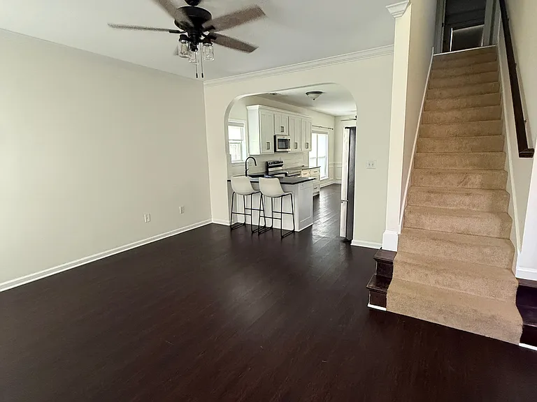 View from front of house