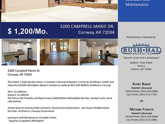 3200 Campbell Marie Drive, Unit 2,Conway, AR 72034