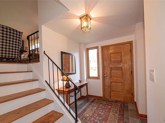 Staircase to the second floor.