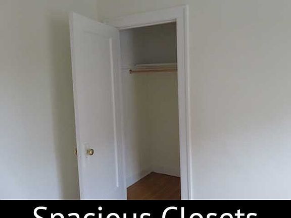 spacious closet