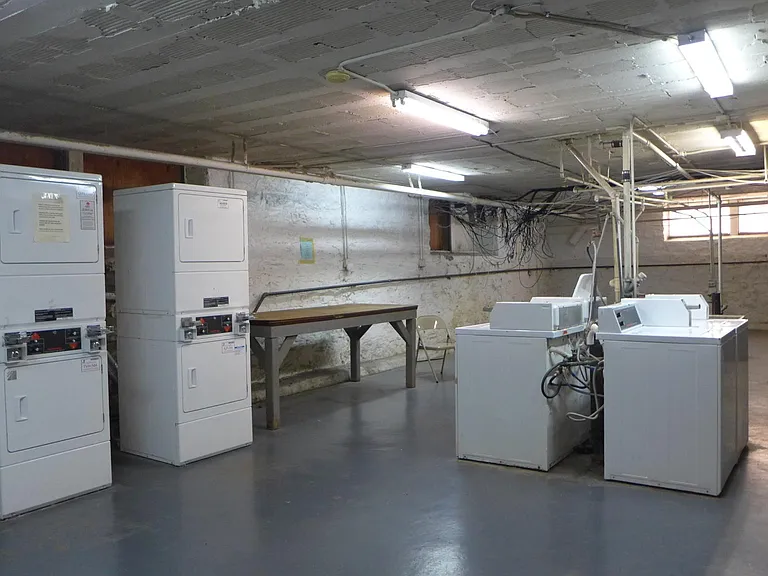 Laundry room in basement.