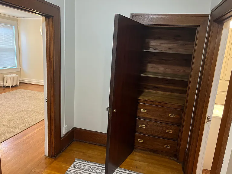built in cedar closet
