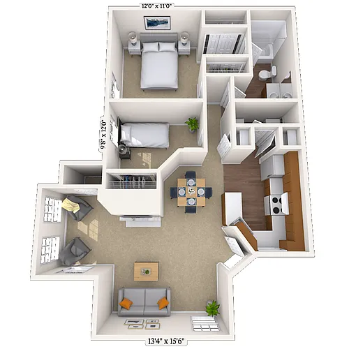 Floor plan Bradford