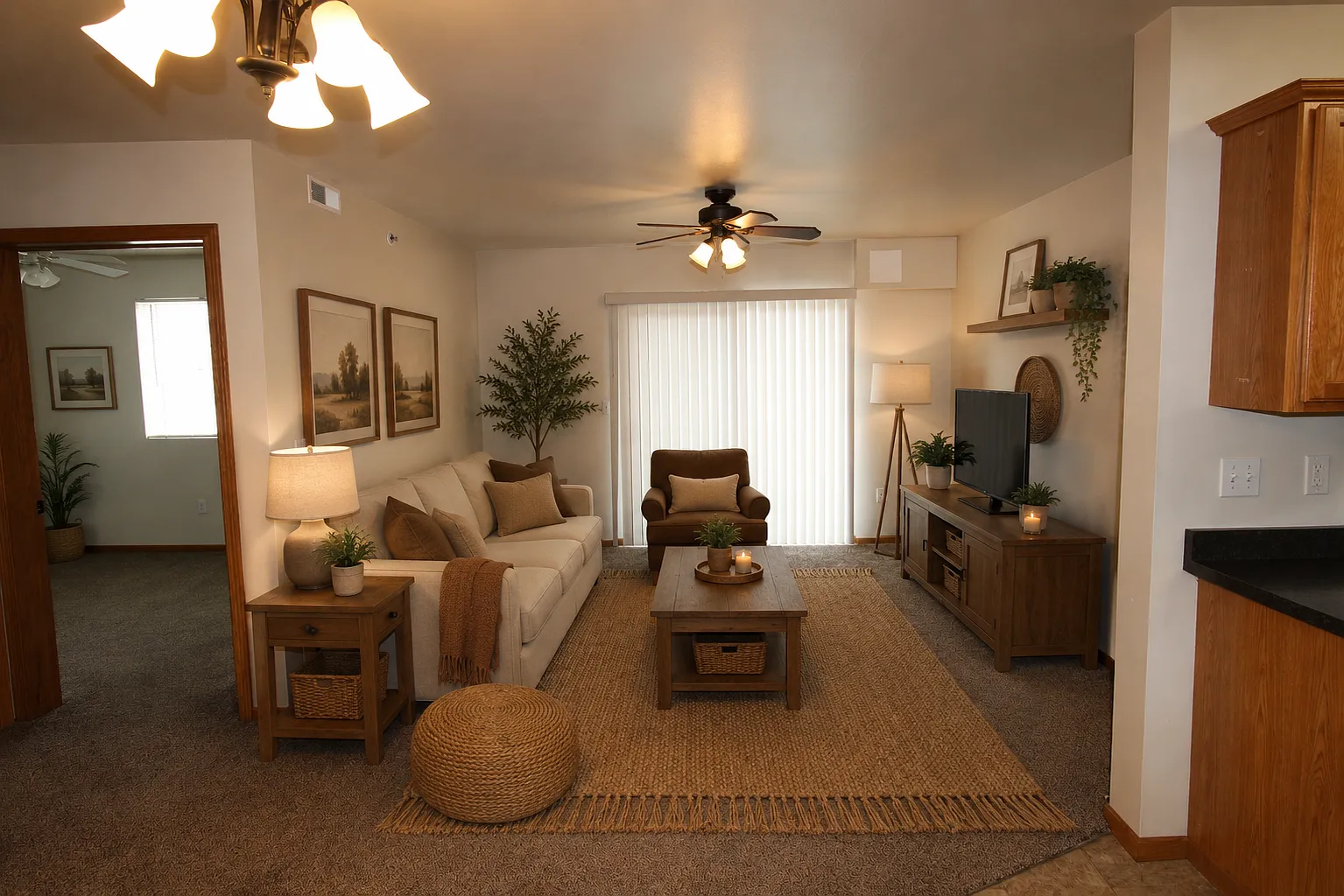 3 bed, 1064 sqft, $1,375 — Photo 2