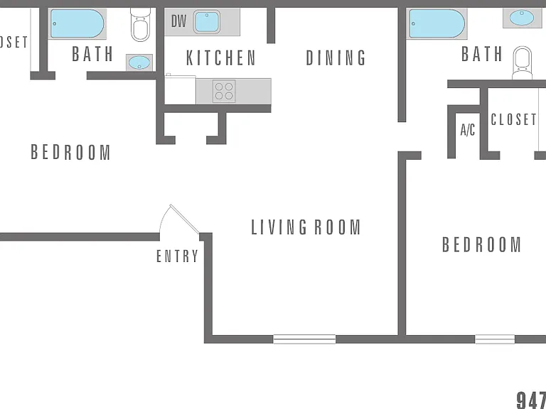 Ridge at Southcross
Two bedroom, two bathroom
947 square feet Ridge at Southcross
Two bedroom, two bathroom
947 square feet