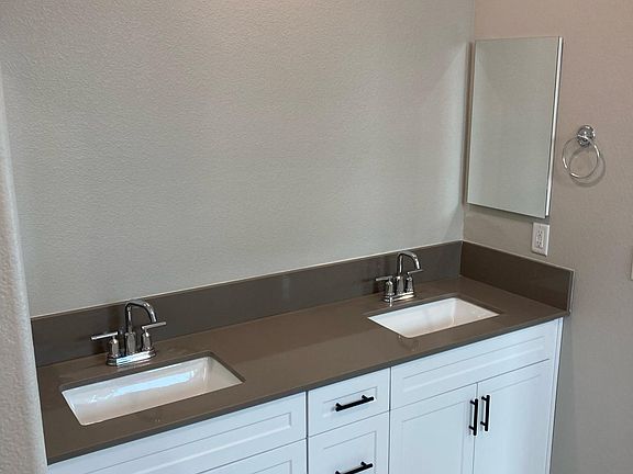 Master sinks. Mirror will be installed this week.