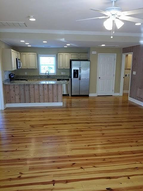 View from front door to kitchen