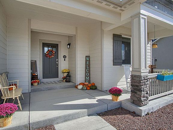 Welcoming front porch