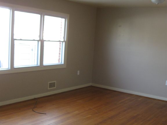 Living room is bright and open!