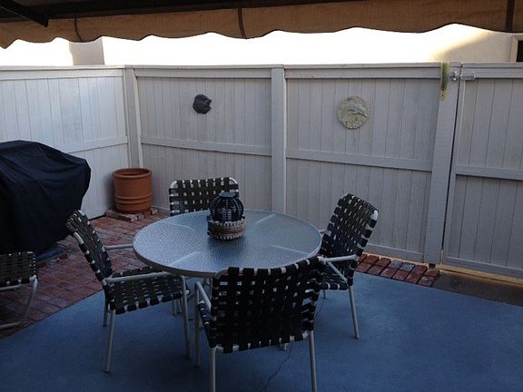 Private patio w/BBQ & awning