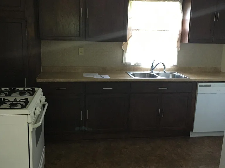 Kitchen from east bedroom