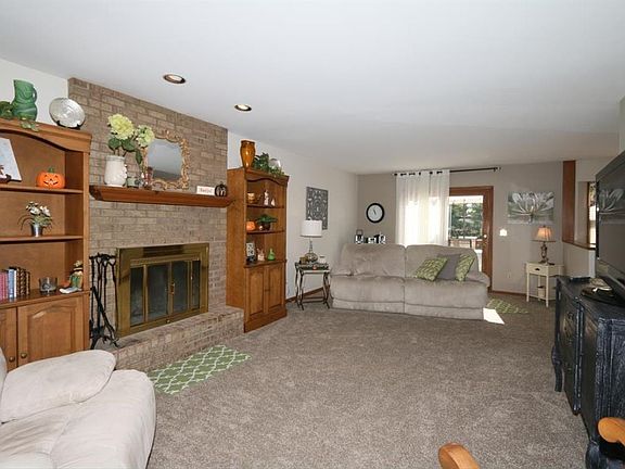 Living Room with Fireplace