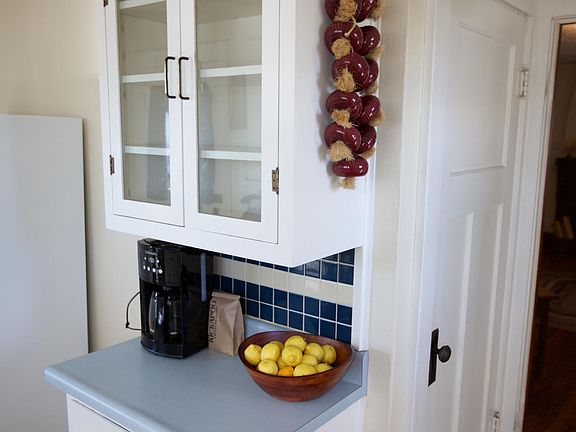 Plenty of counter space in the kitchen for cooking and meal