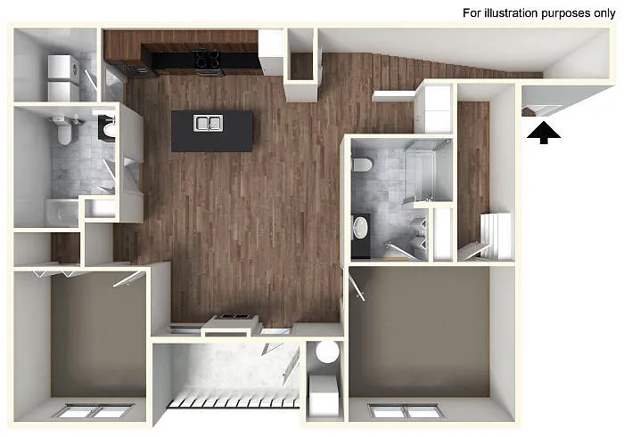 Floor plan FB1U