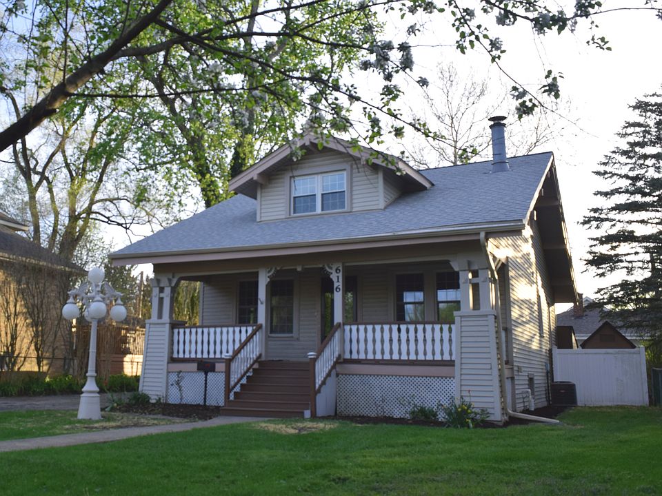 Front of the home with a newly renovated covered porch