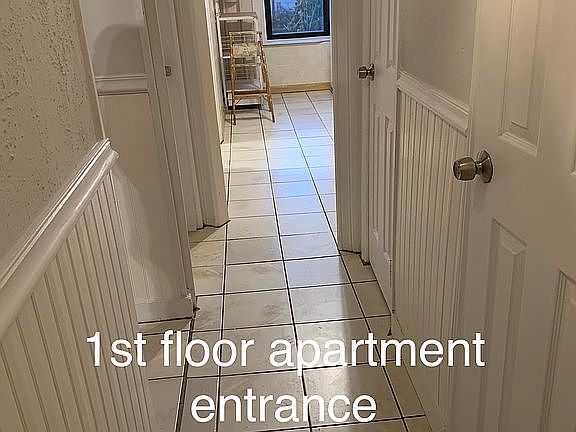 1st floor apartment entrance