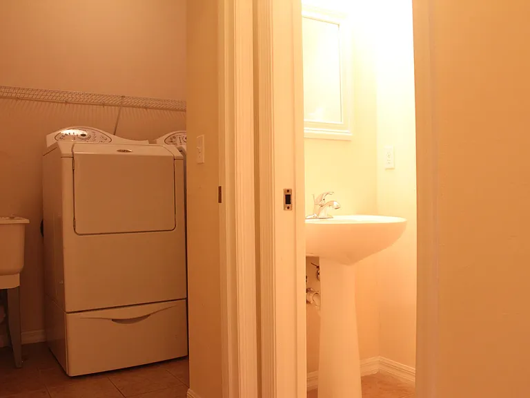 Laundry Room and Half Bath